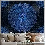 Bohemian-Meditations-Wandteppich, Mandala-Wandbehang, Heimdekoration für Schlafzimmer, Wohnzimmer, Schlafsaal (150 x 200 cm)