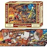 Pukamam Adventskalender 2025 Puzzle 1008 Teile Frauen Männer Geschenk Weihnachten