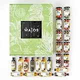 Wajos Adventskalender 2025: Veganer Feinkost- & Gewürz-Adventskalender für Genießer mit Essig- und Ölspezialitäten, Saucen, Senfen und Produkten aus der Gewürz- und Kräuterwelt