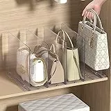 ADERTOS Schrankregaltrenner Organizer ABS Regaltrenner Schrankregalteiler für Handtasche Abnehmbarer und Verstellbarer Abstand Regalteiler Trennwand für Tasche Kleindung Schlafzimmer Küche Schränke