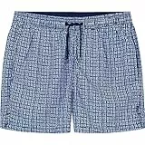 Hackett London Herren Mini H Print Badehose, Navy, Verschiedene Größen
