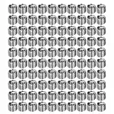 100 Stück Edelstahl Drahtgewindehülsen Gewindereparatur-Set M6 x 1,9mm Metrische Gewindeeinsätze für Schraubengewinde Reparatur Präzise Lösung