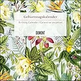 Immerwährender Geburtstagskalender floral - Archive by Portico Designs - Quadrat-Format 24 x 24 cm: Birthday Calendar - Calendrier perpétuel