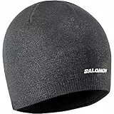 Salomon Salomon Kappe Unisex, Klassischer Look, wärmend, stylisches Design, Deep Black, Einheitsgröße