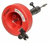 ROTHENBERGER Industrial Rohrreinigungsspirale 4,5 m lang |verstopfte Abflüsse | geeignet für Bohrmaschine & Akkuschrauber | Abflussreiniger | Abflussspirale | Rohrreinigung in Bad oder Küche 072990E