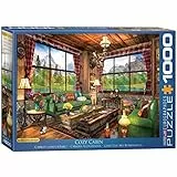 Eurographics 6000–5377 Cozy Cabin von Dominic Davison 1000 Teile Puzzle, Blau