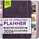 Law of Attraction Terminplaner 2026 – Wochen- & Monatsplaner Januar–Dezember | Life Organizer für Ziele, Produktivität & Achtsamkeit | Dankbarkeitstagebuch, Sticker & Geschenkbox