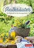 Heilkräuter Wochen-Kalender 2024. Jede Woche Wissenswertes aus der Pflanzenwelt: Naturheilkunde für zu Hause in einem Foto-Wandkalender mit Platz für Notizen: 53 Pflanzen für die Hausapotheke