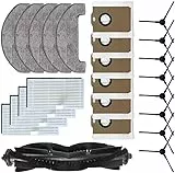 StarRing Für Monsga MS1 MAX Roboter-Staubsauger, 9/24/34 Stück, inklusive Hauptbürste, Filter-Mopptuch und Staubbeutel, Ersatz-Set mit Seitenbürsten für effektive Reinigung (24 Stück)