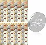 GutAlkaLi CR2450 Lithium-Knopfzellenbatterie 3 V Lithium-Knopfzellenbatterien Elektrisch CR 2450 Lithium (CR2450-40 Stück)
