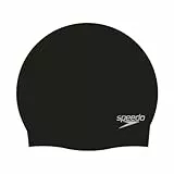 Speedo Badekappe Silicon Moulded Cap, schwarz/weiß, 8709840001