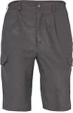 DINOZAVR Johan Herren Kurze Arbeitshosen für den Sommer - Shorts mit elastischem Bund - Grau 52