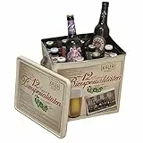 KALEA Bier-Box | Metallbox mit 3D-Prägung | 12 x 0,33l Bierspezialitäten | Geschenkidee für Ostern | Vatertag (Spezi-Box, 12x0,33l)