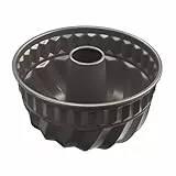 ORIGINAL KAISER Bundform La Forme Plus Ø22cm, Antihaft beschichtet, Schwarz, Gugelhupfform