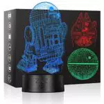 3D Lampe, ZNZ LED Illusion Led Nachtlicht, 16 Farbwechsel 3 Modell mit Remote & Smart Touch Lampe Weihnachts Geschenke für Kinder Männer Frauen