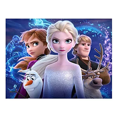5D DIY Diamond Art Painting Kits Vollbohrer, Cartoon Stich Strass Kristall Diamant Kreuzstich Stickerei Leinwand Malerei Bilder Painting nach Zahlen für Erwachsene Kinder Haus Wohnwand Dekorations