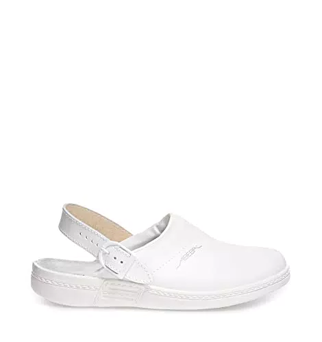 Abeba Berufsschuh The Original Clog 7021-45 aus Glattleder mit rutschhemmender Laufsohle OB