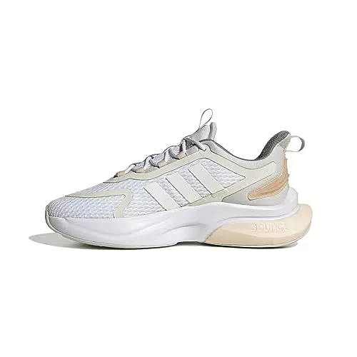 adidas Damen Alphabounce + Sneaker, FTWR White/Zero met./Grey Three