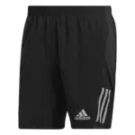 adidas Herren Own the Run Shorts, Black/Reflective Silver
