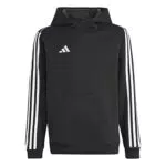 adidas Herren Tiro23l Schwamm Hooded Sweatshirt, Schwarz