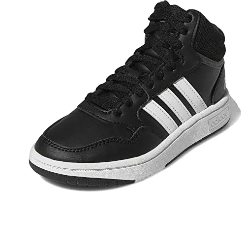 adidas Unisex Baby Hoops Mid Basketball Shoe, core Black/FTWR White/Grey six