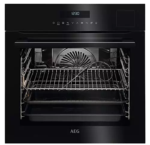 AEG BSE792220B Dampfbackofen / SteamPro Multidampfgarer + SousVide / Dampfreinigung / Kerntemperatursensor / SoftClosing / Touch-Bedienung / Grillfunktion / Automatikprogramme / A+ / Schwarz