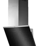 AEG DVS567AHG Kopffreie Wand-Dunstabzugshaube / Abluft oder Umluft / 60cm / Schwarz/Edelstahl / HobHood / SilenceTech / max. 310 m/h / min. 65 max. 73 dB / A / Schwarz/Edelstahl