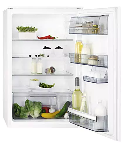 AEG SKE788EAAS Mini Einbaukühlschrank / 880 mm / 142 L / Schlepptür/ Effizienzklasse E / Weiß