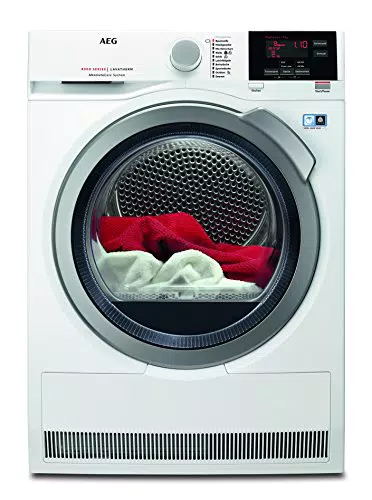 AEG T8DBA3 Wärmepumpentrockner / AbsoluteCare: Wolle-Seide-Outdoor trocknen / 8 kg / Energiesparend / Mengenautomatik / Knitterschutz / Schontrommel