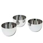 Alessi MAMI Set bestehend aus drei Schalen aus Edelstahl