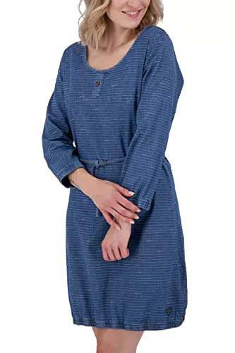 ALIFE and Kickin DoroAK DNM B Longsleeve Dress Damen Sommerkleid