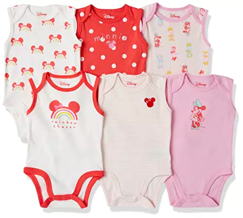 Amazon Essentials Disney, Star Wars, Princess Baby Mädchen Ärmellose Bodys