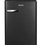 Amica KS 15617 MS Kühlschrank, Schwarz, Energieeffizienzklasse E