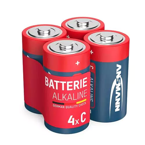 Ansmann LR14 Red Alkaline Baby Batterie 4er Folie