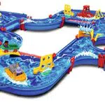 AquaPlay - Mega Lock Box - Wasserbahnset mit 5 Spielstationen und 62 Teilen