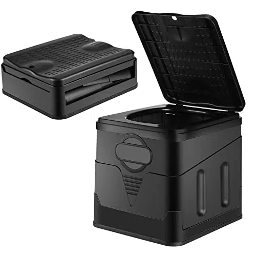 Artline Campingtoilette Faltbar, Mobile Camping WC mit Deckel