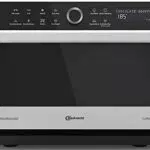 Bauknecht Supreme Chef MW 3391 SX 5in1-Multifunktionsmikrowelle /1000 W/33 L Garraum/Heißluft 1700 W/XXL Grill 1200 W/DualCrisp & CrispFry /AutoClean/Dampfgaren/Schmelz- und Schnellauftau-Funktion