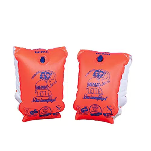 BEMA 18001 Schwimmflügel, Orange, 1-6 Jahren