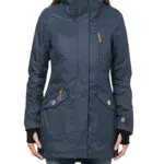 berydale Damen wasser- und winddichter Damen Parka, Marine - gefütterter Winter Parka