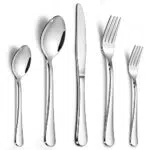 Besteck Set 6 Personen, Besteckset 30-teilig aus Edelstahl