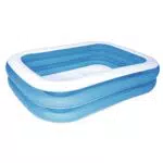 Bestway - Deluxe rechteckiger blauer aufblasbarer Pool