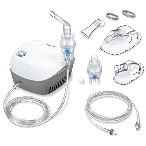 Beurer IH 18 Inhalator mit Kompressor-Drucklufttechnologie zur Behandlung der oberen und unteren Atemwege