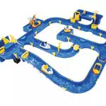BIG - Waterplay Amsterdam - Wasserbahn blau, 175 x 143 x 27cm große Bahn