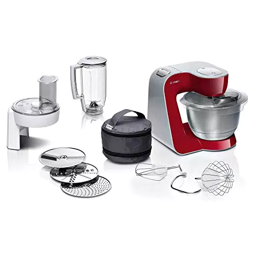 Bosch Küchenmaschine MUM5 CreationLine MUM58720, Edelstahl-Schüssel 3