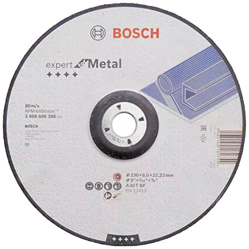 Bosch Professional 2608600386 Schleifzubehör Schruppsch.230 x 8 mm F.Stahl