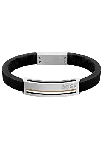 BOSS Jewelry Silikonarmband für Herren Kollektion SARKIS A - 1580364M