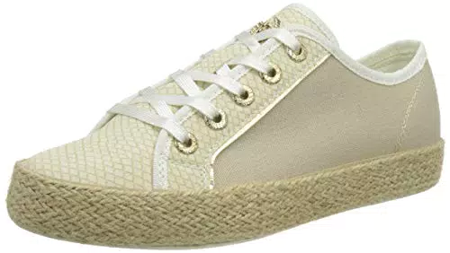 bugatti Damen 431a2n015869 Schnürhalbschuhe, Reptile Print beige