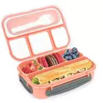 Bugucat Bento Box 1300ML, Lunchbox Brotdose mit 4 Fächern