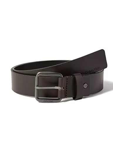 Calvin Klein Herren Gürtel Ck Concise 3.5 cm Ledergürtel