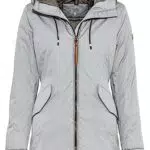 camel active Damen 320420/8F80 Jacket, Silver Grey, 44